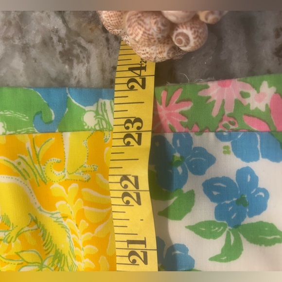 Lilly Pulitzer Floral Patchwork Skirt VINTAGE - Picture 11 of 15